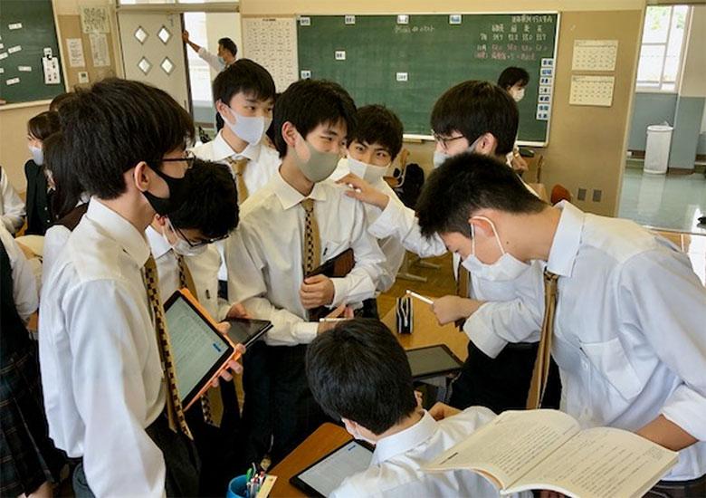 ICTの活用によるアクティブ・ラーニングを取り入れた授業風景3